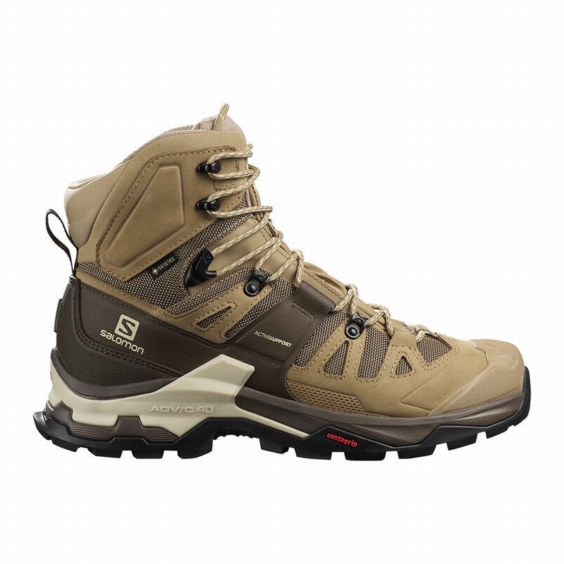 Salomon QUEST 4 GORE-TEX Botas De Montaña Hombre - Marrones - Colombia (93517-CNUY)